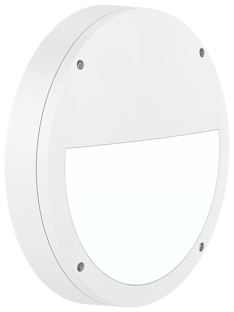 Westal Diploma Halv PC Väggarmatur 12 W, 1100 lm, 275 x 275 mm Vit