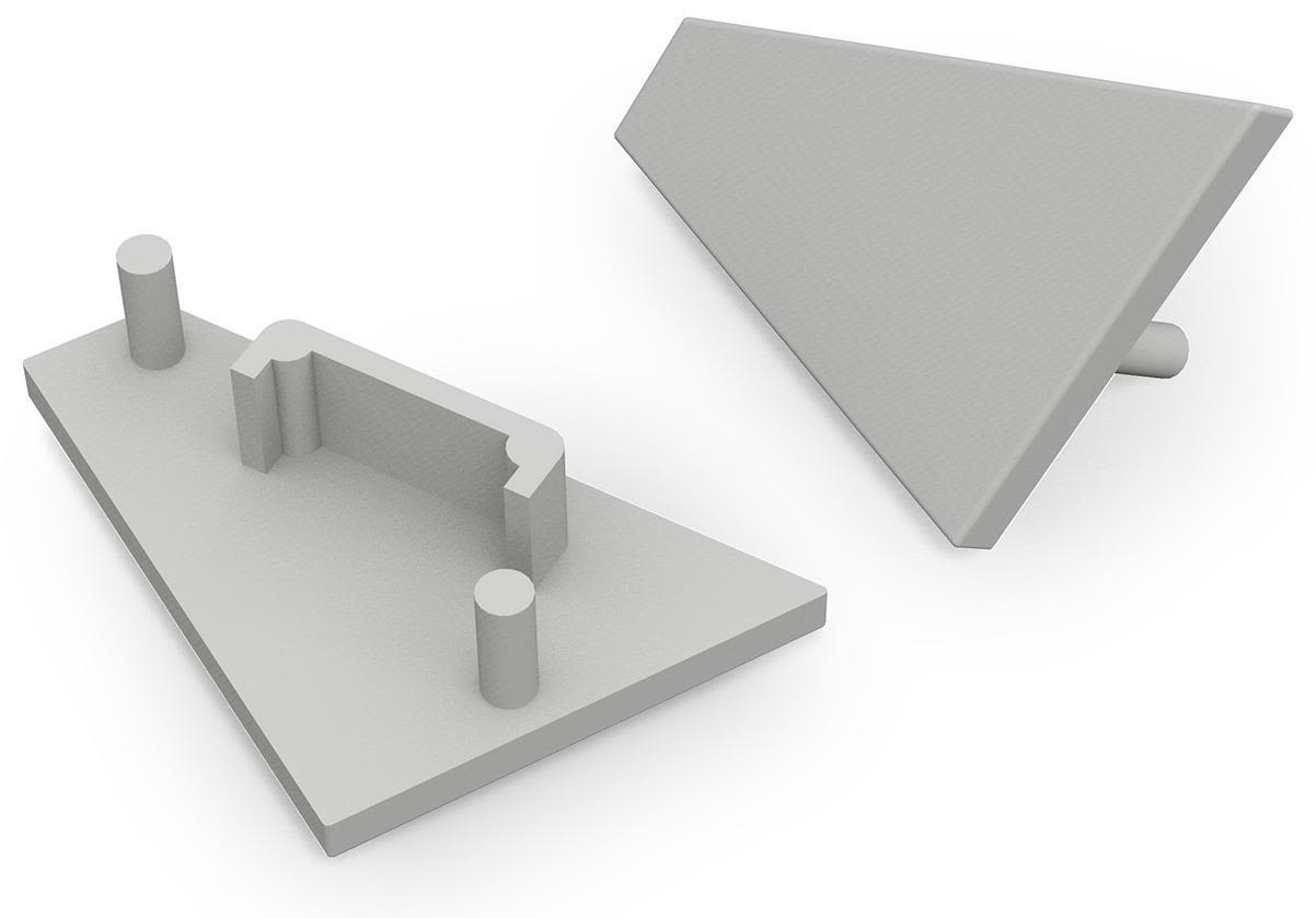 Bellalite A4980040 Ändstycke Silver