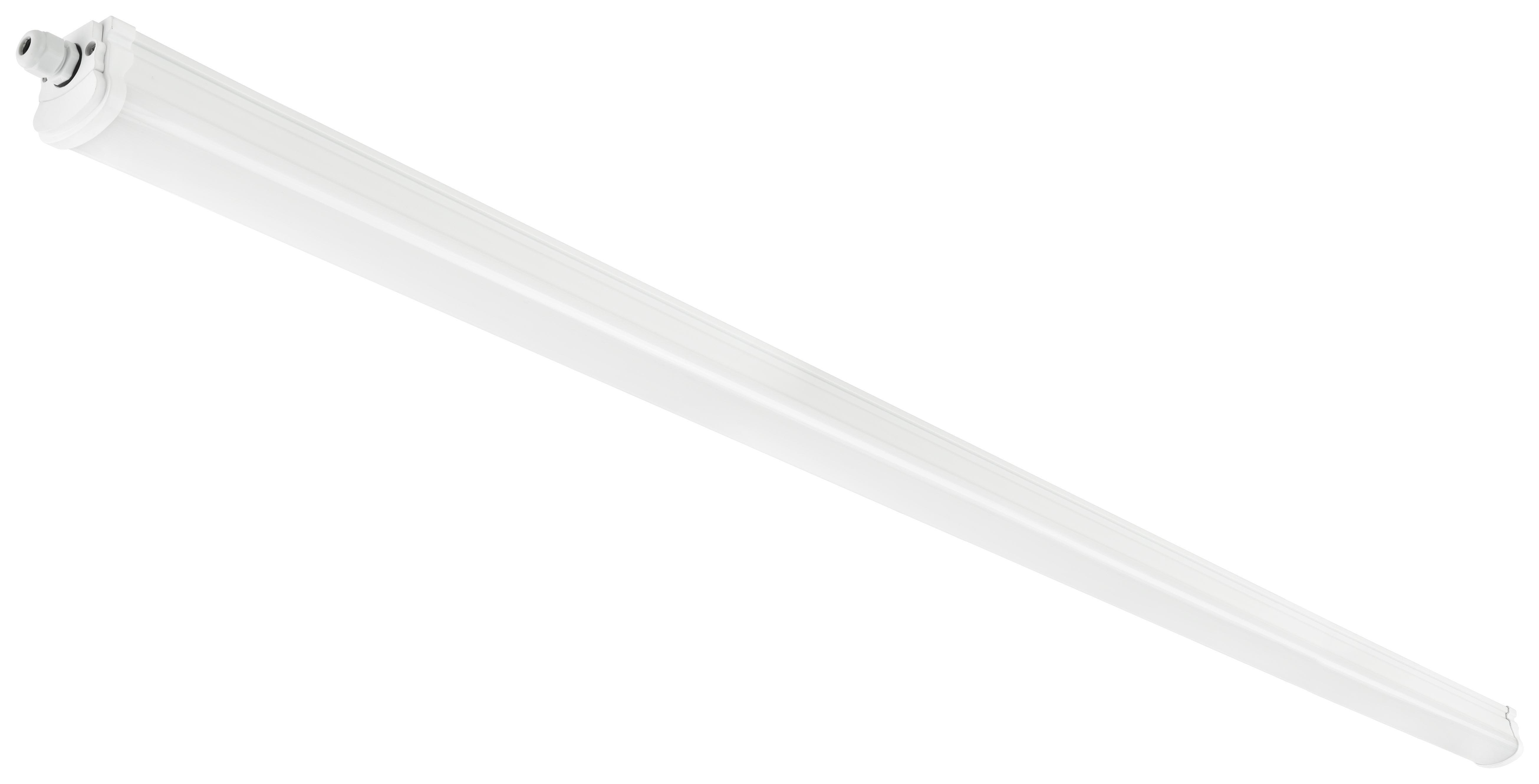 Nordlux Oakland 47756101 Lysrörsarmatur vit, dubbel