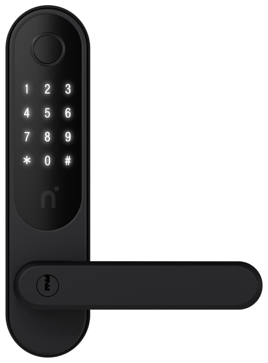 Nimly Touch Pro Kodlås med fingeravtrycksläsare Svart