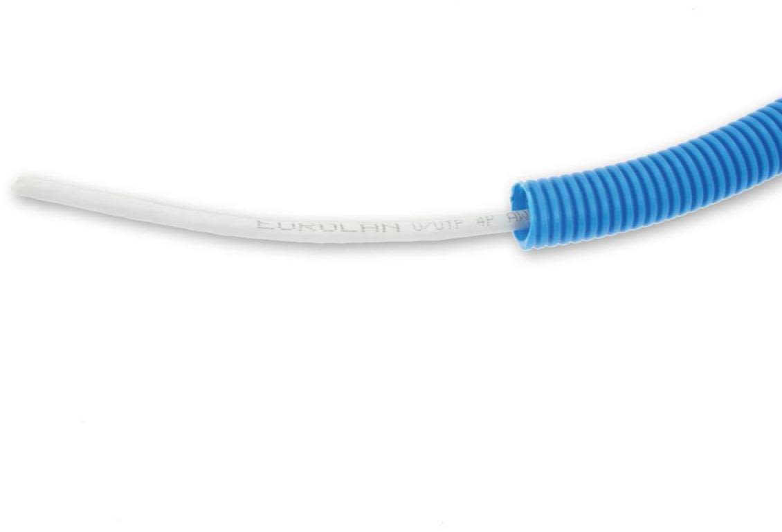 Eurolan C6 U/UTP Nätverkskabel fördragen, Slimline-utförande, 100 m 16 mm