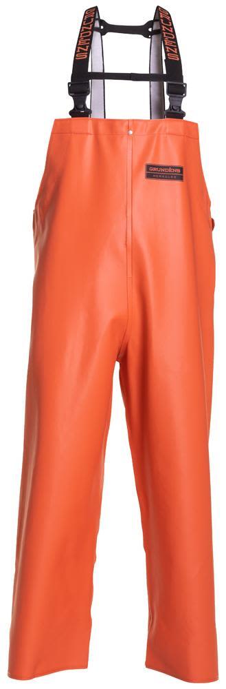 Grundéns 10096 Herkules 16 Bib Hängselbyxa orange, vattentät, slitstark Orange