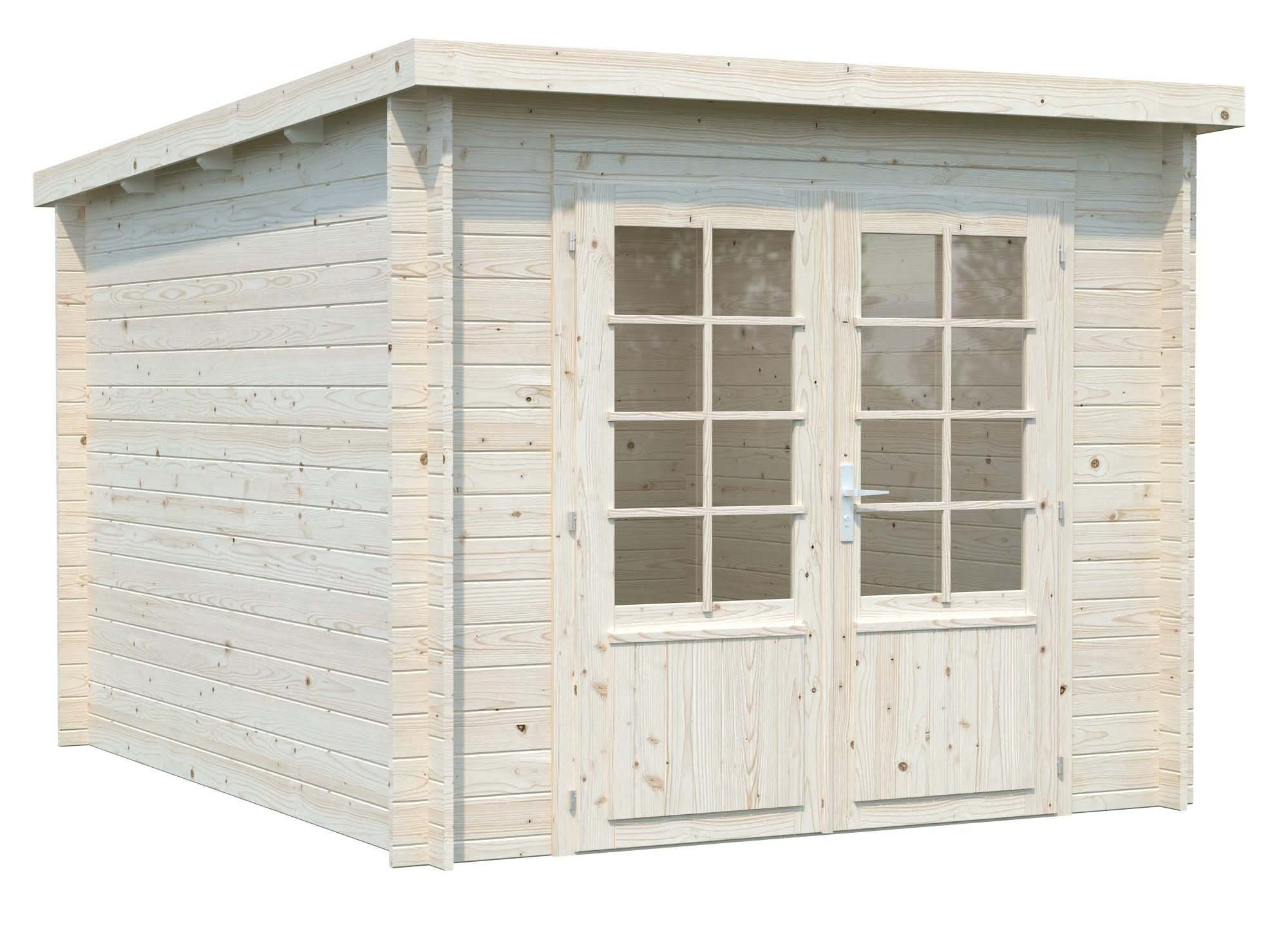 Palmako Ella Stuga 7,2 m²/inv. 6,9 m², utan golv, obehandlad