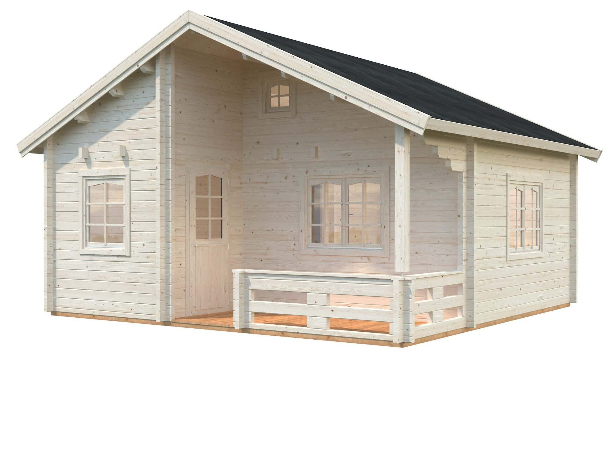 Palmako Emily Fritidshus 31,4 m²/23,7 m² + loft 16,4 + 5,2 m², obehandlad