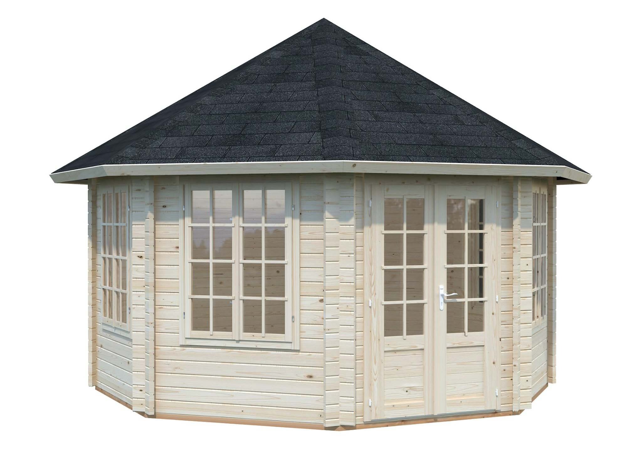 Palmako Hanna Lusthus 14,7 m²/inv. 14,1 m², obehandlad