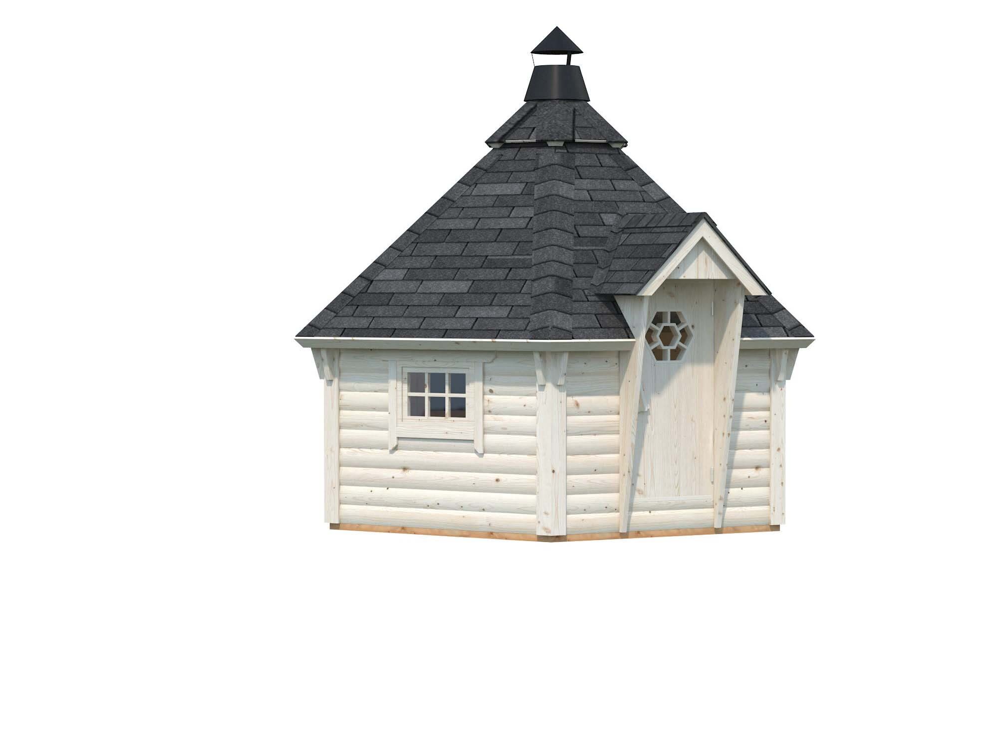 Palmako Eva Grillkåta 9,2 m²/inv. 8,7 m², obehandlad