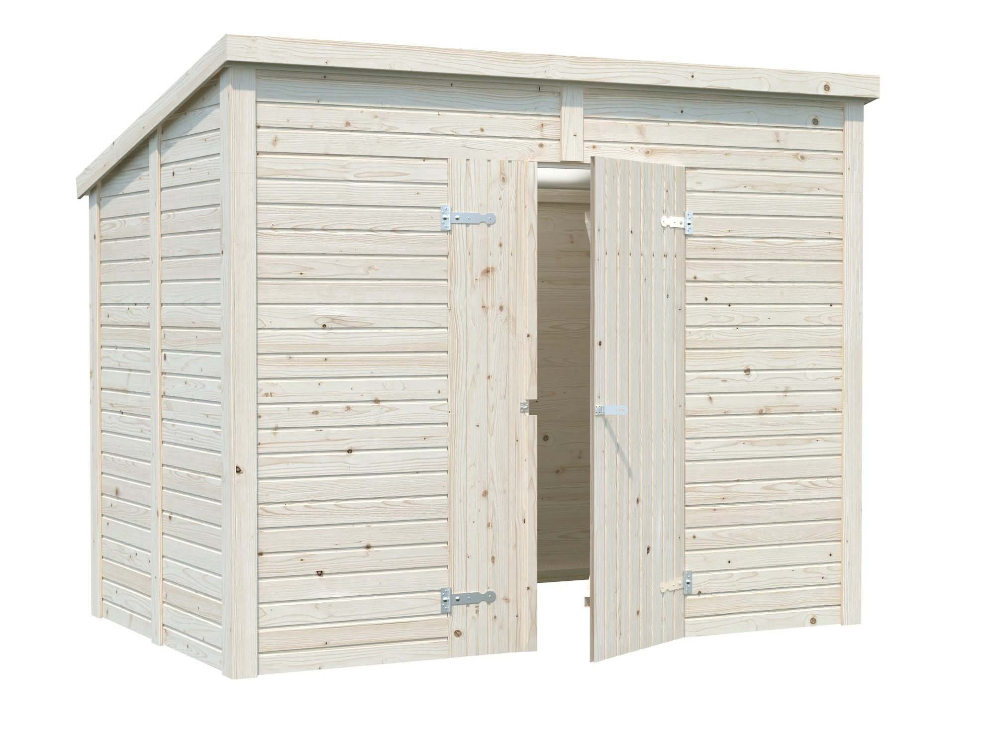 Palmako Leif Förråd 4,6 m²/inv. 4,2 m², obehandlad