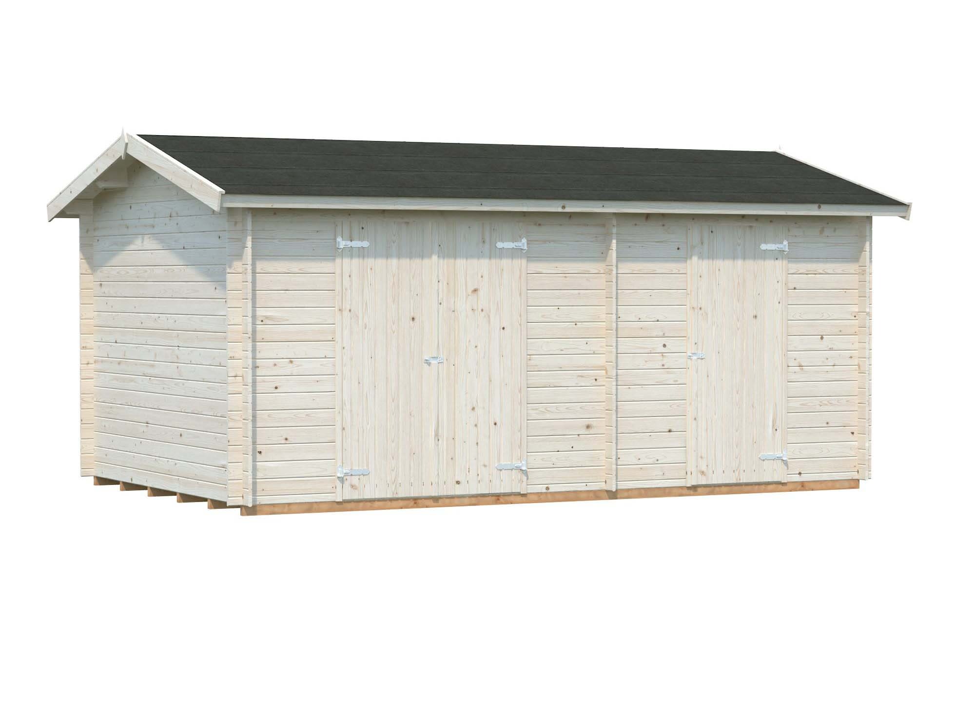 Palmako Jari Förråd 15 m²/inv. 14,5 m², obehandlad