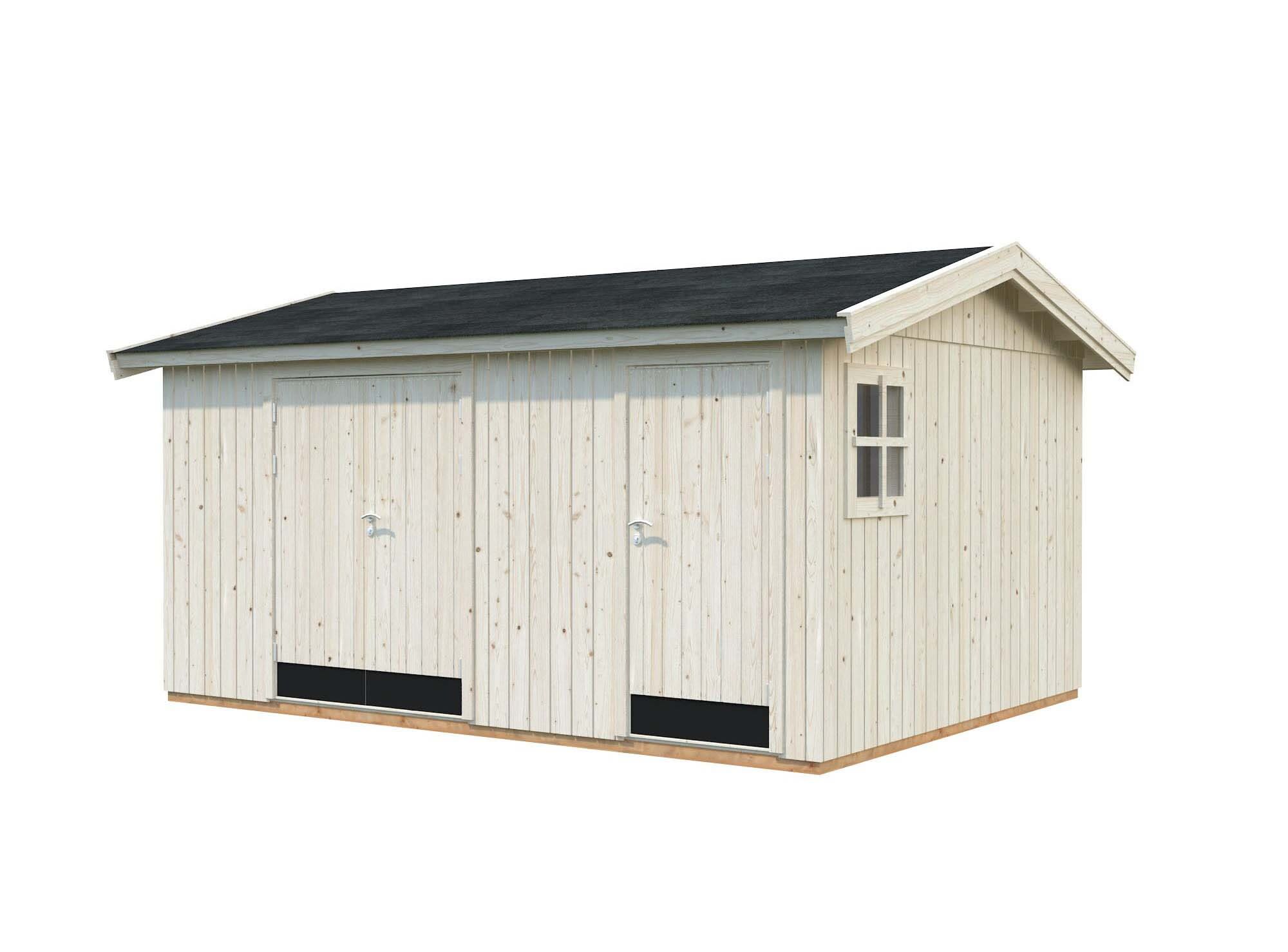 Palmako Olaf Förråd 14,9/inv. 13,5 m², obehandlad