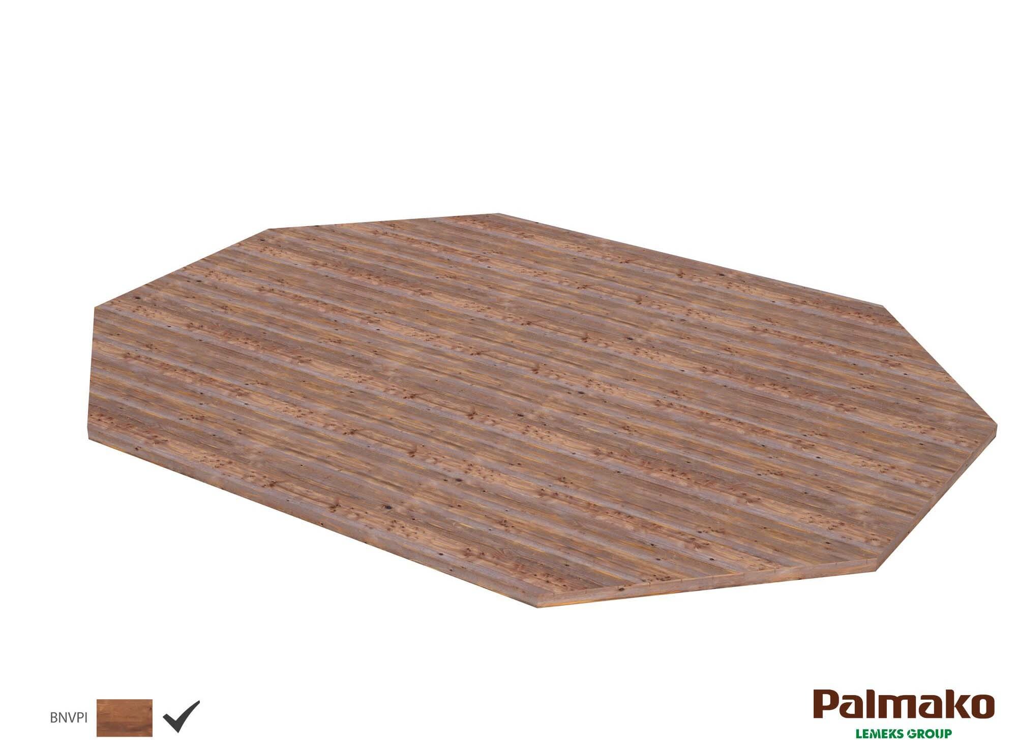Palmako 103096 Golv till Betty / Bianca 25 m², brun tryckimpregnerad