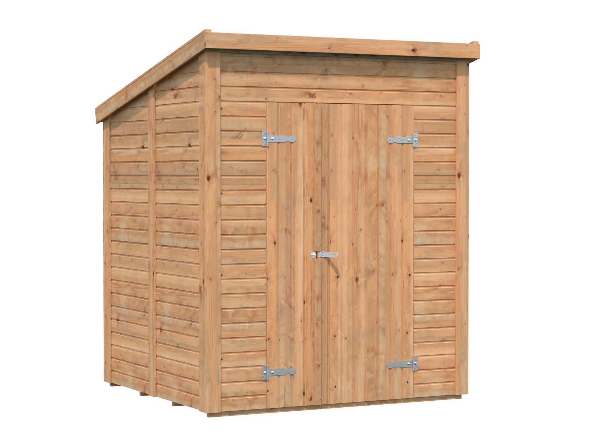 Palmako Leif Förråd 3,2 m²/inv. 3,1 m², brun impregnerad