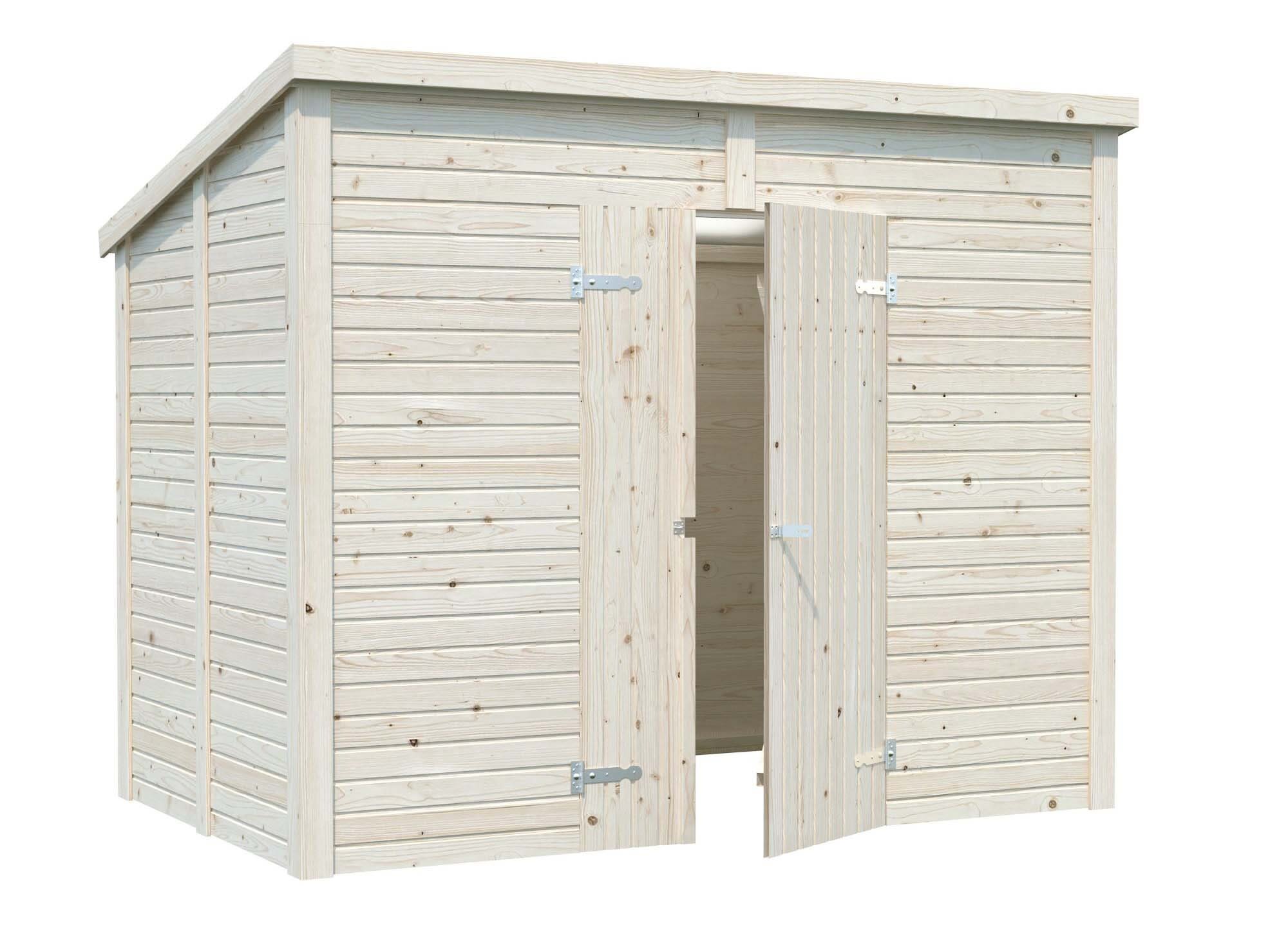 Palmako Leif Förråd 4,6 m²/inv. 4,2 m², impr. natur