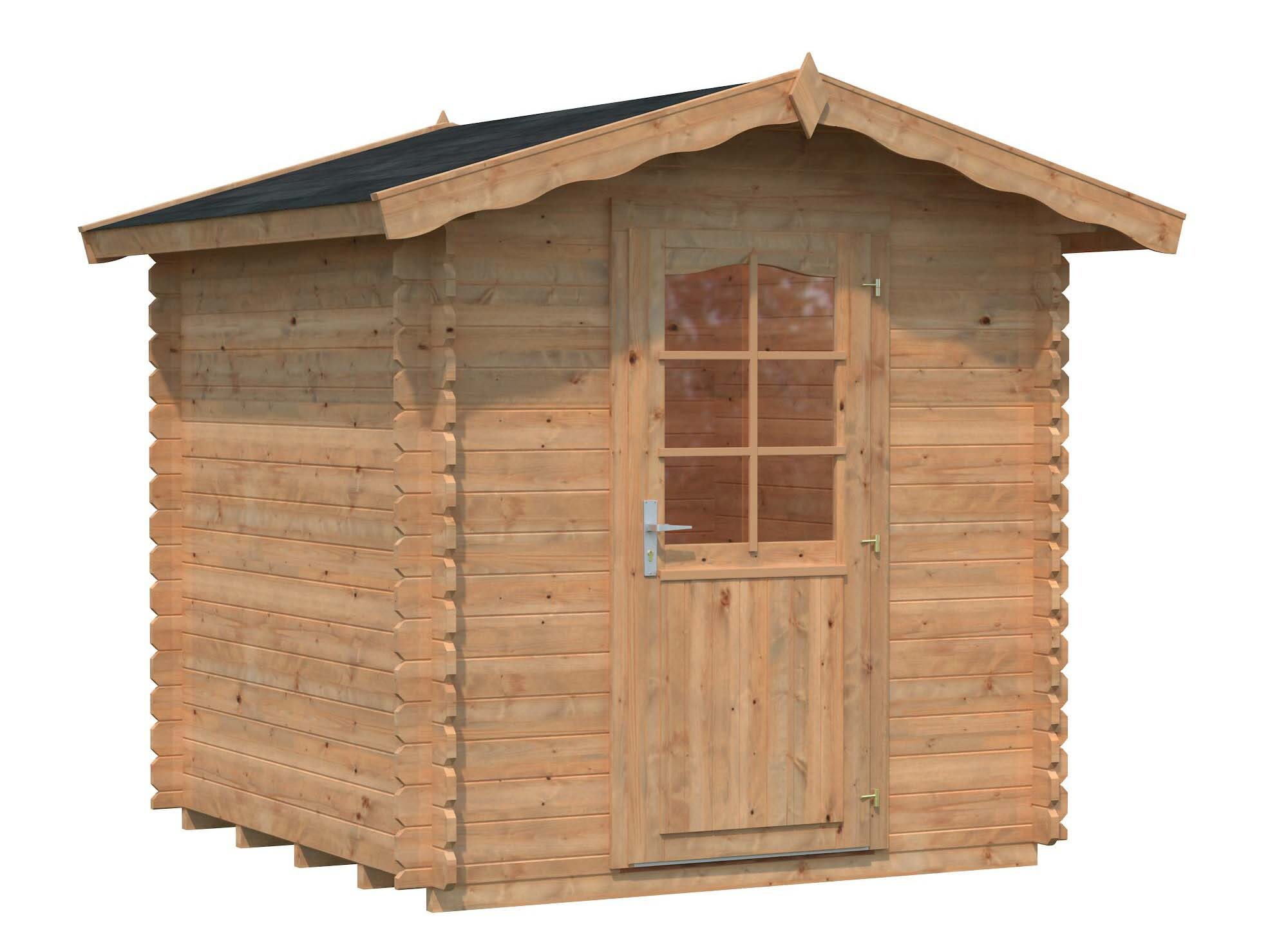 Palmako Vivian Stuga 4 m²/inv. 3,8 m², brun impregnerad