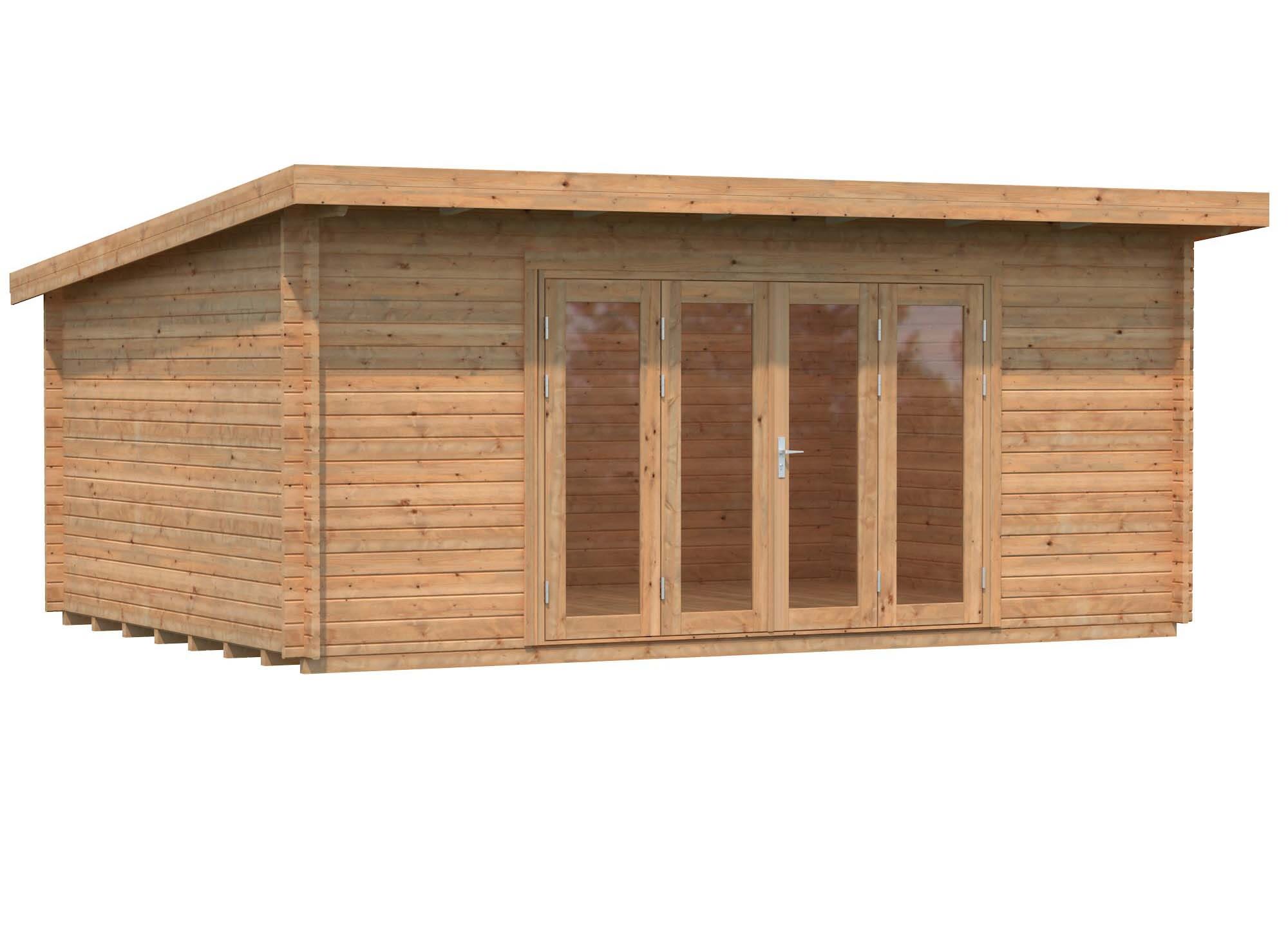 Palmako Lea Stuga 20,1 m²/inv. 19,4 m², brun impregnerad