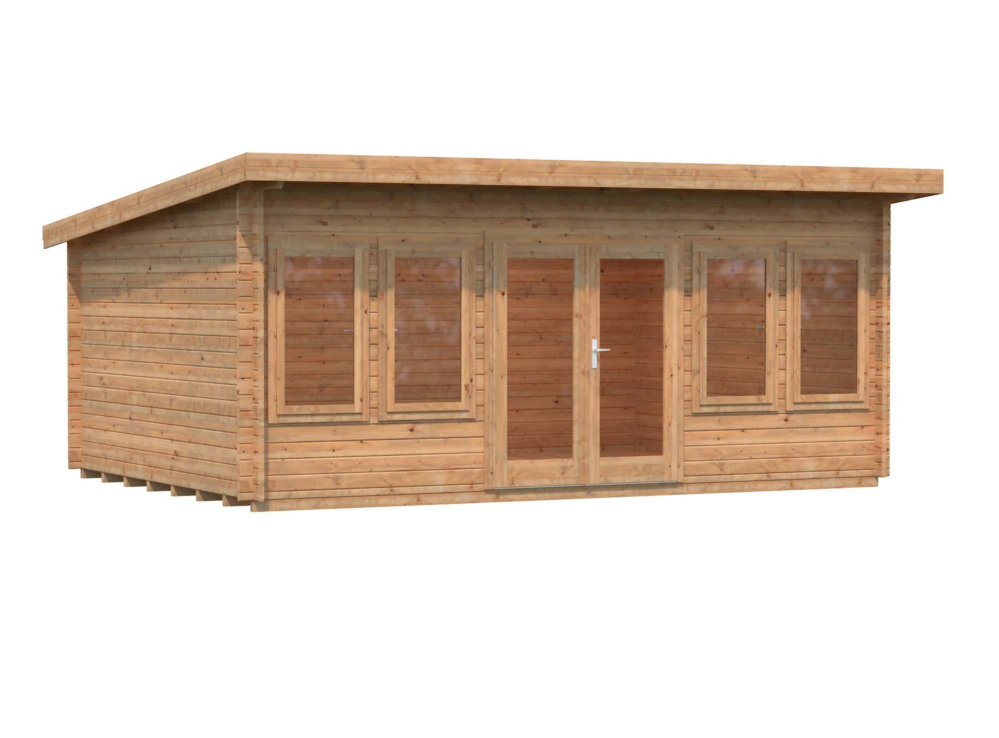 Palmako Lisa Stuga 20,1 m²/inv. 19,4 m², brun impregnerad