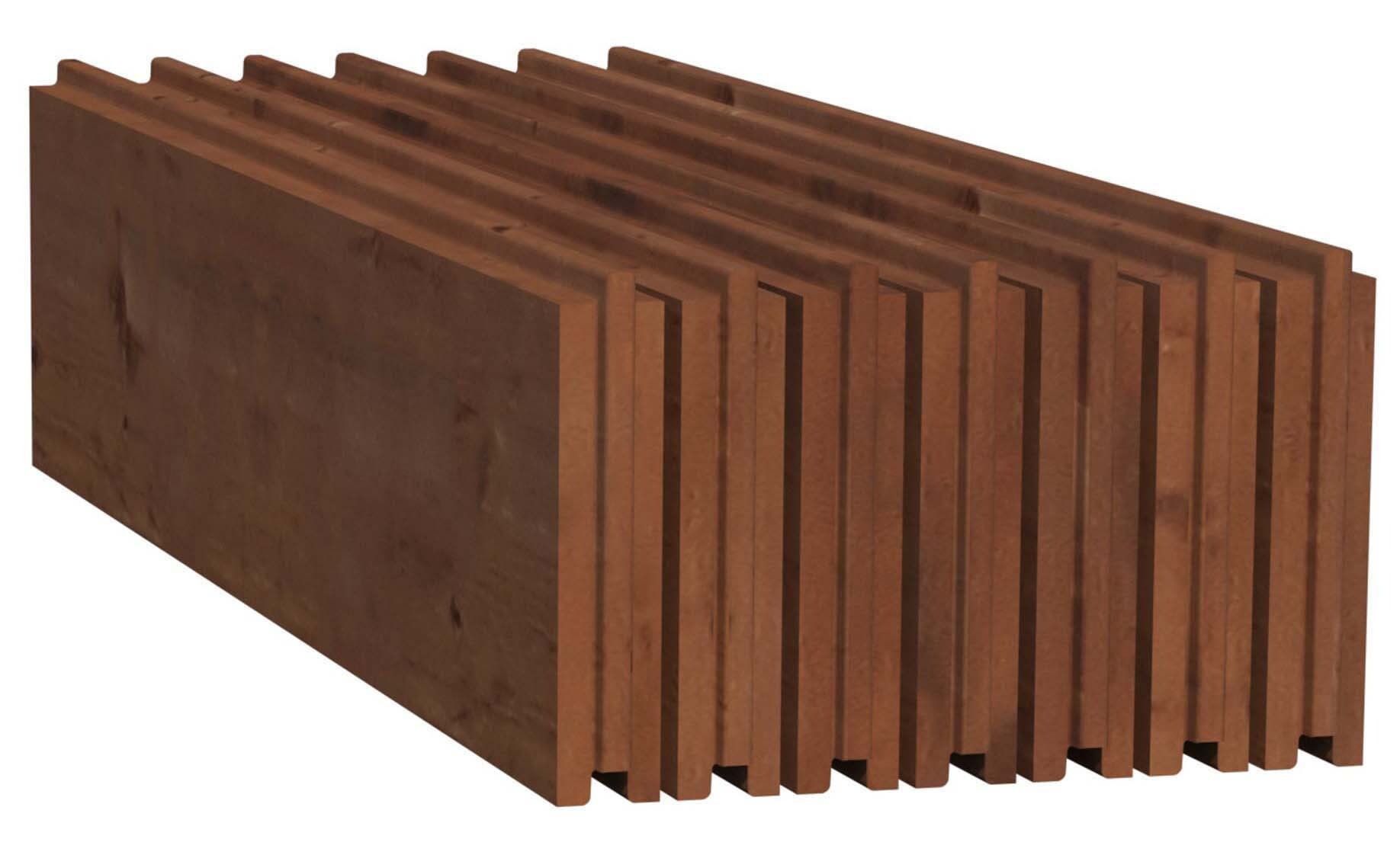 Palmako 102968 Golv till Ella 7,2 m² Brun, impregnerad