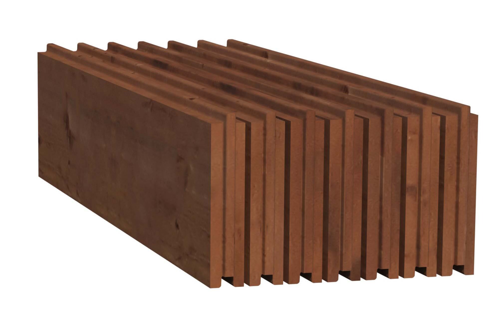 Palmako 102972 Golv till Lotta 7,6 m² Brun, impregnerad