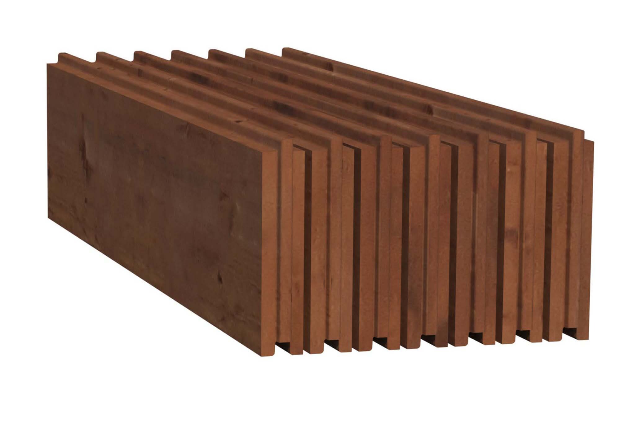 Palmako 102995 Golv till Ella 9 m² Brun, impregnerad