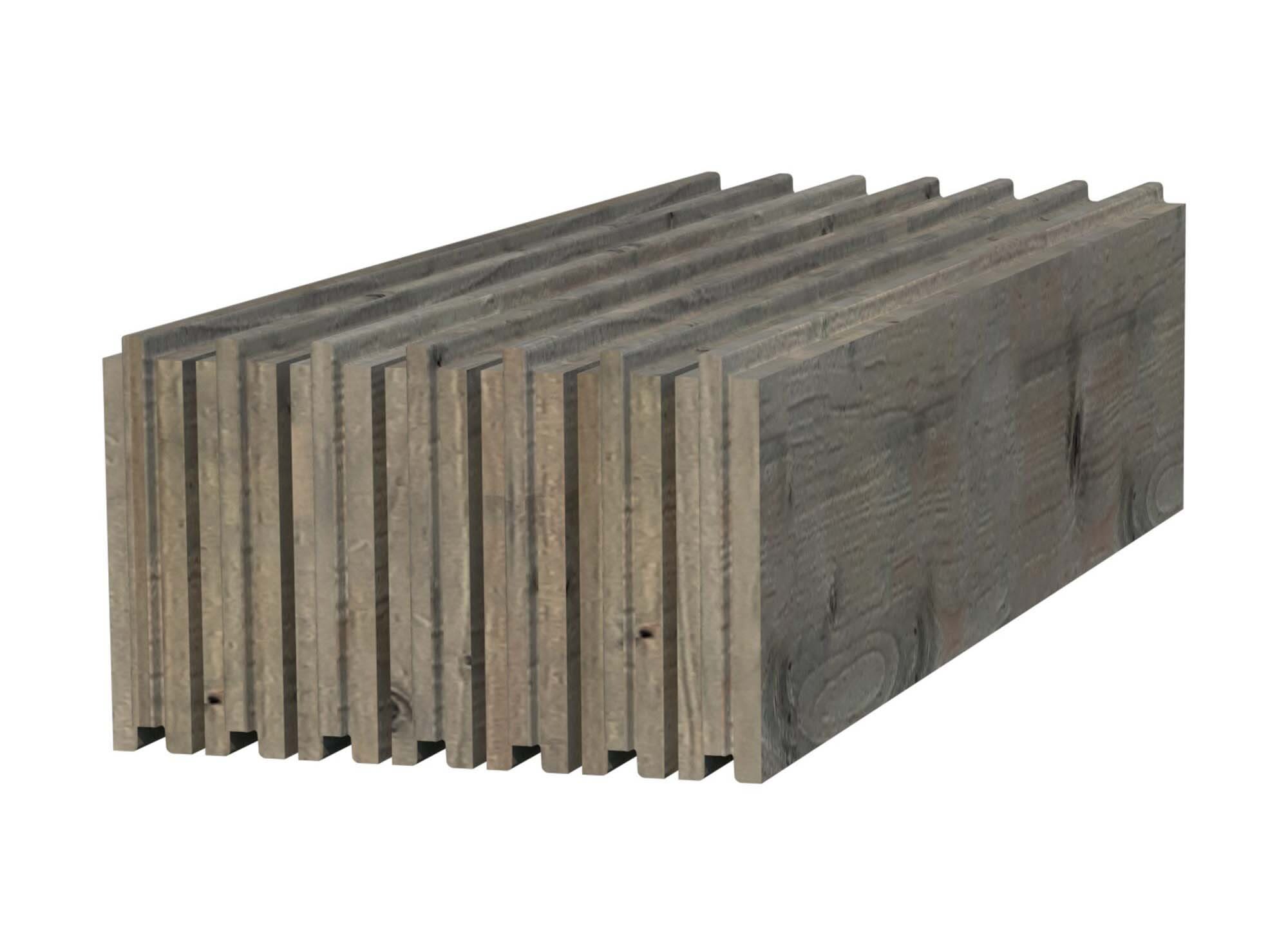 Palmako 103033 Golv till Lotta 14,4 m² Grå, impregnerad