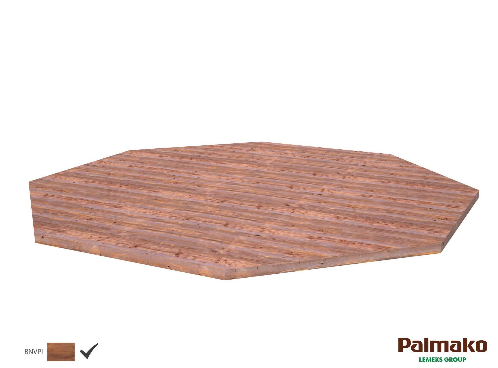 Palmako 103094 Golv till Betty / Bianca 18 m², brun tryckimpregnerad