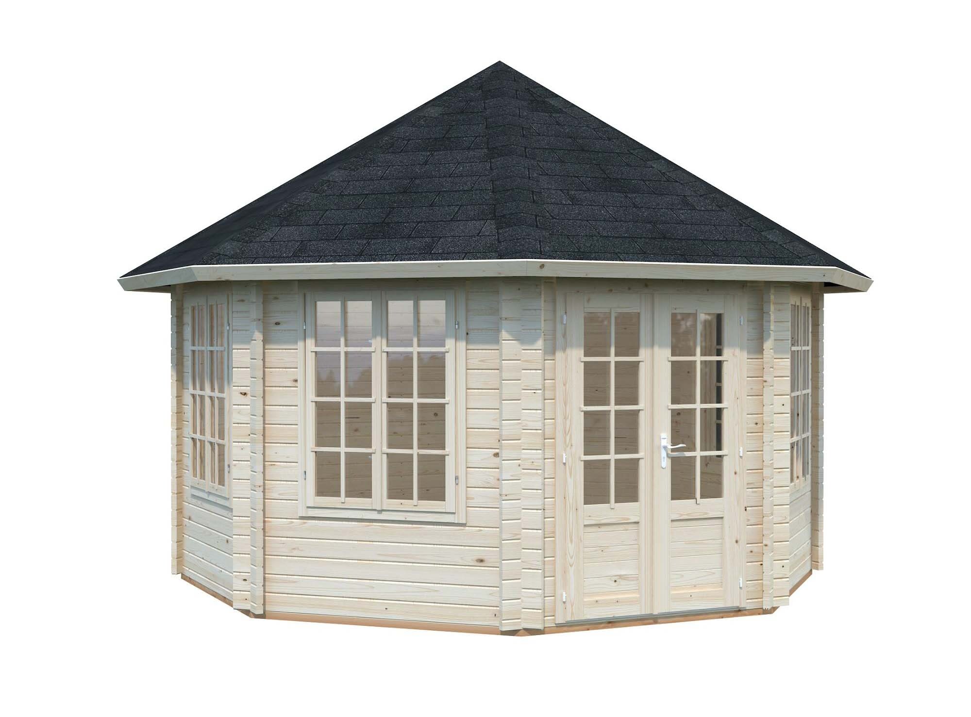 Palmako Hanna Lusthus 14,7 m²/inv. 14,1 m², impr. natur