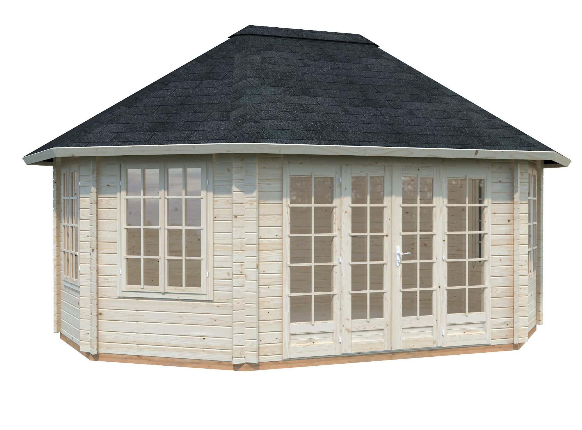 Palmako Hanna Lusthus 21 m²/inv. 20,3 m², impr. natur