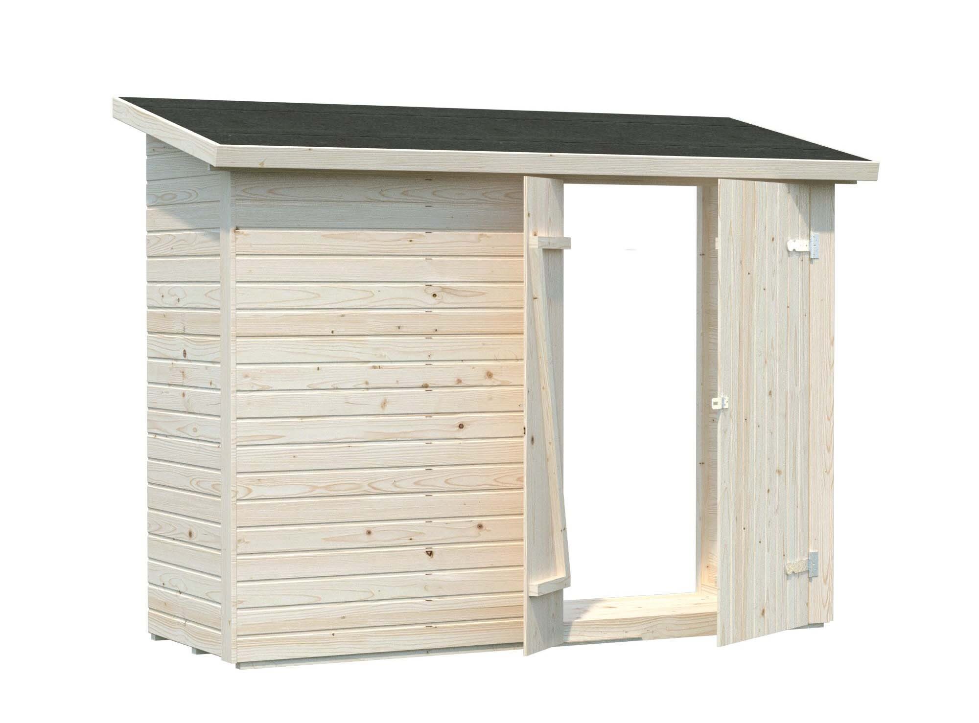 Palmako Leif Förråd 2,3 m²/inv. 2,2 m², impr. natur