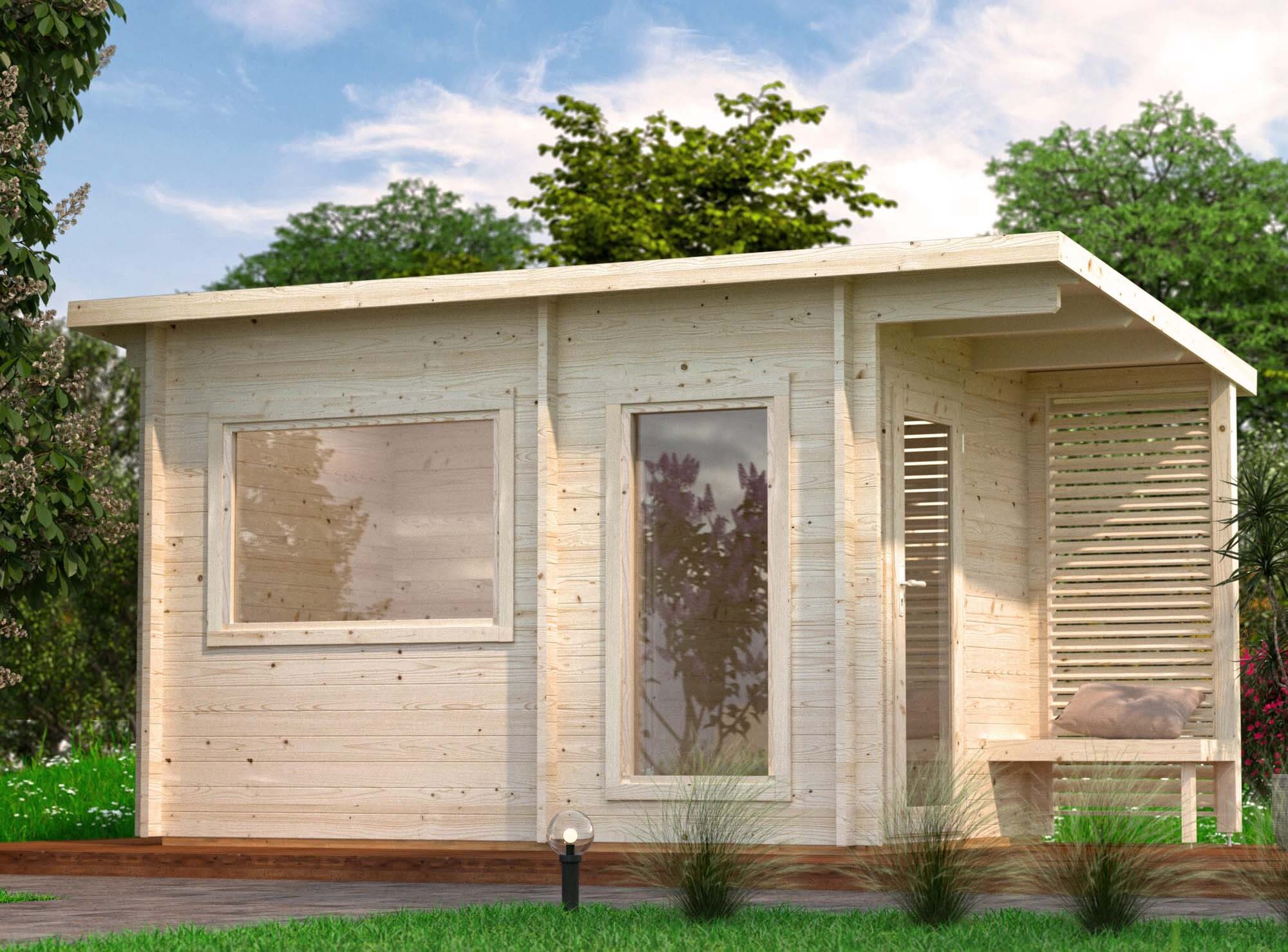Palmako Sanna Bastu 7,4 m², Invändig 6,8 m², obehandlad