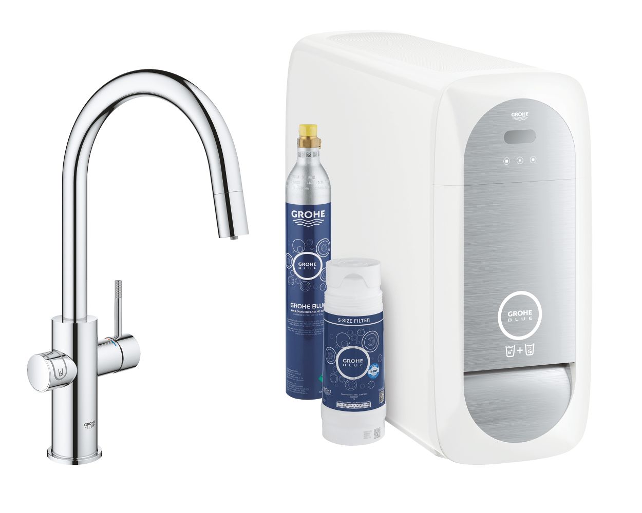 Grohe Blue Home Köksblandare C-pip Krom