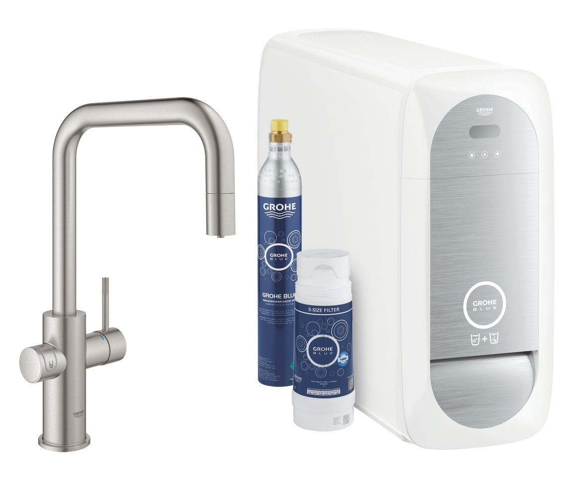 Grohe Blue Home Köksblandare U-pip SuperSteel