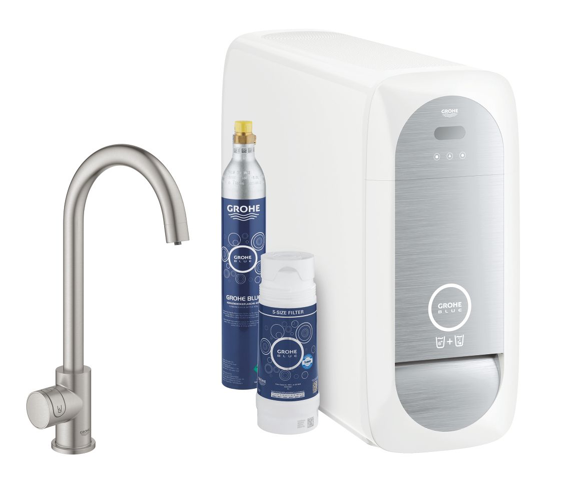 Grohe Blue Home Köksblandare C-pip SuperSteel