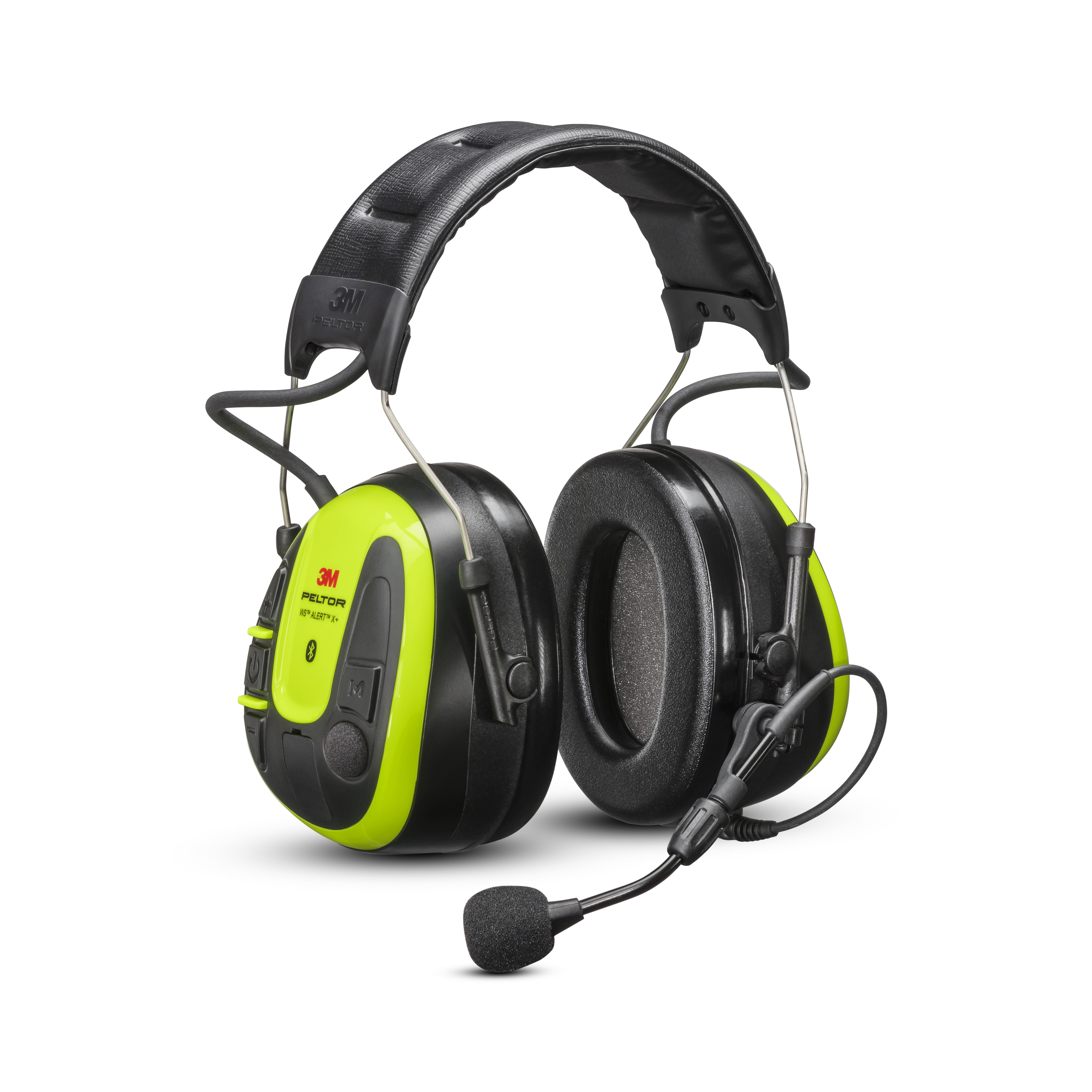 3M Peltor WS Alert X+ Kuulosuojaimet Bluetooth & mobiilisovellus, päälakisanka
