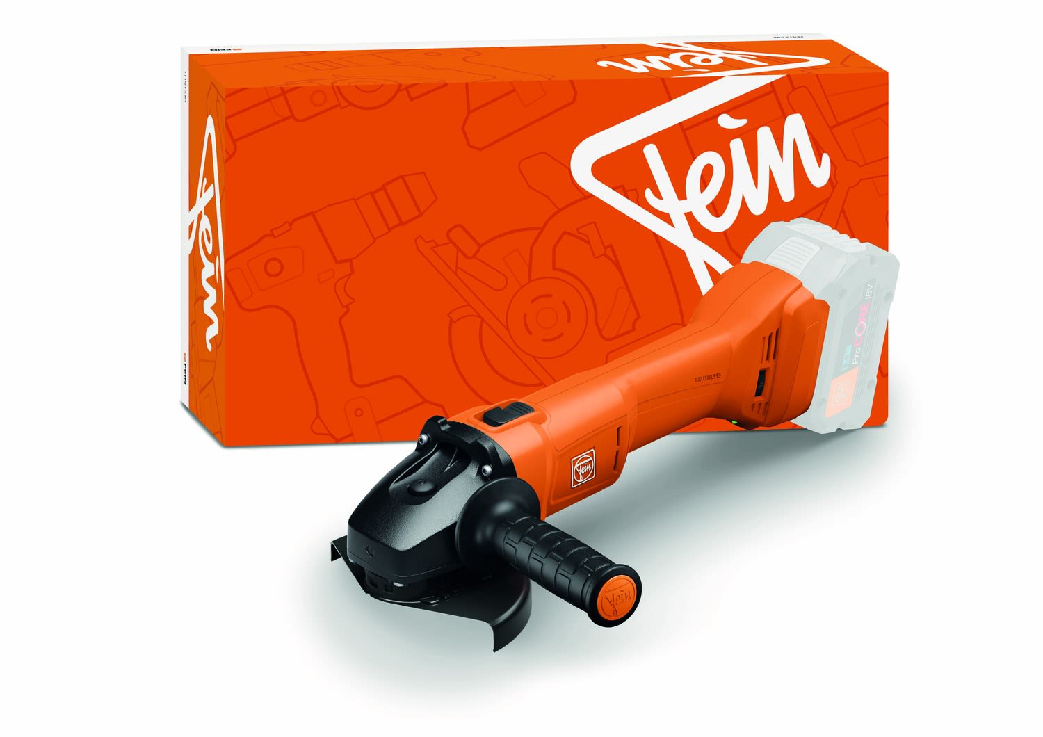 Fein CCG18-125 Vinkelslip utan batteri och laddare