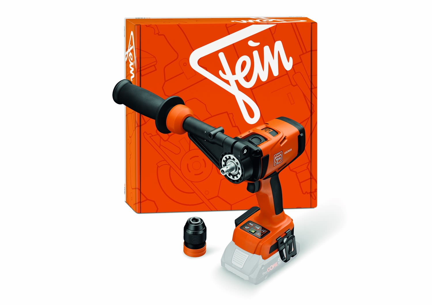 Fein ASCM 18-4 QM Borrmaskin utan batteri och laddare