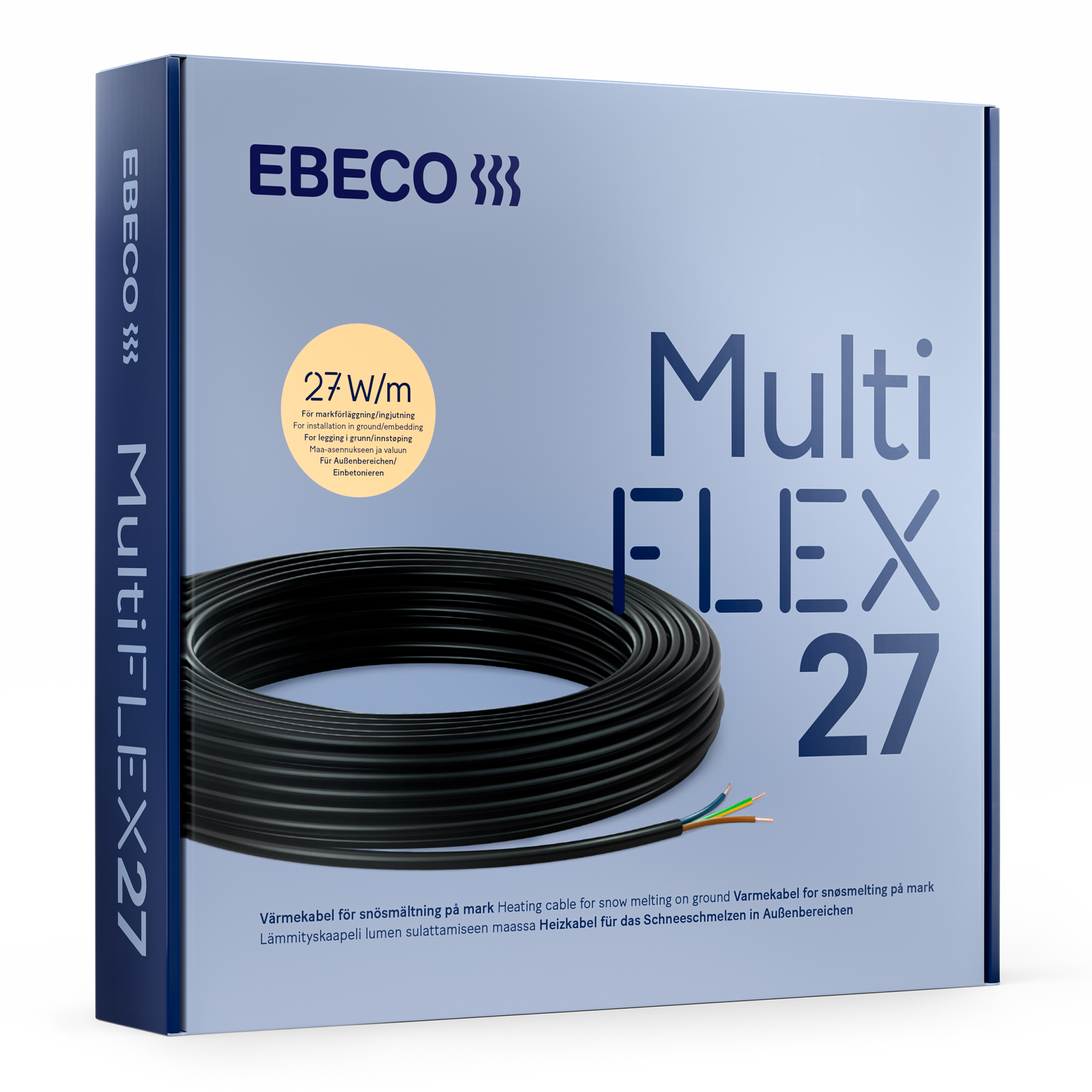 Ebeco Multiflex 27 Värmekabel 27 W/m 99 m, 2700W