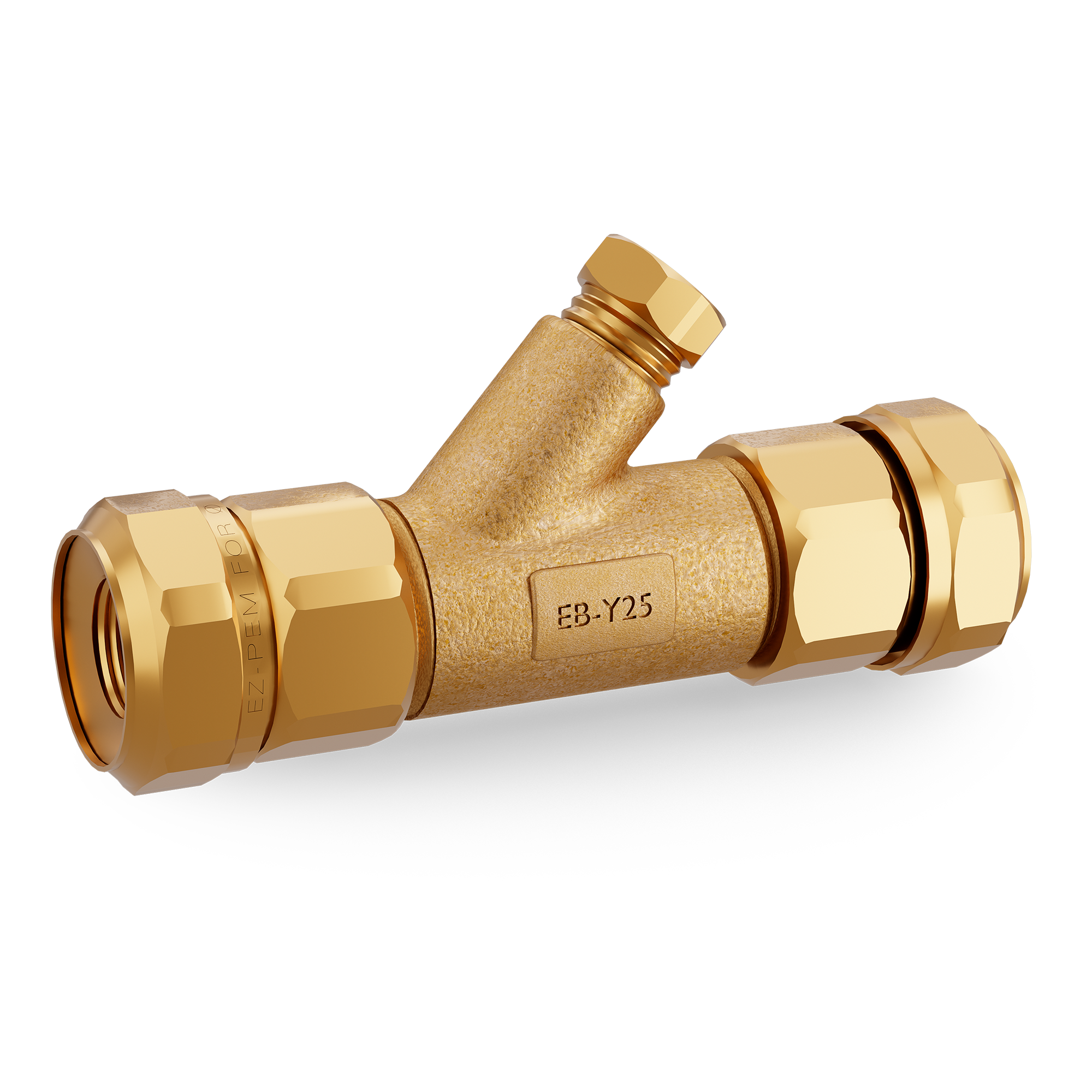 Ebeco EB-Y25 Y-stykke med tryknippel og pakning 25 mm