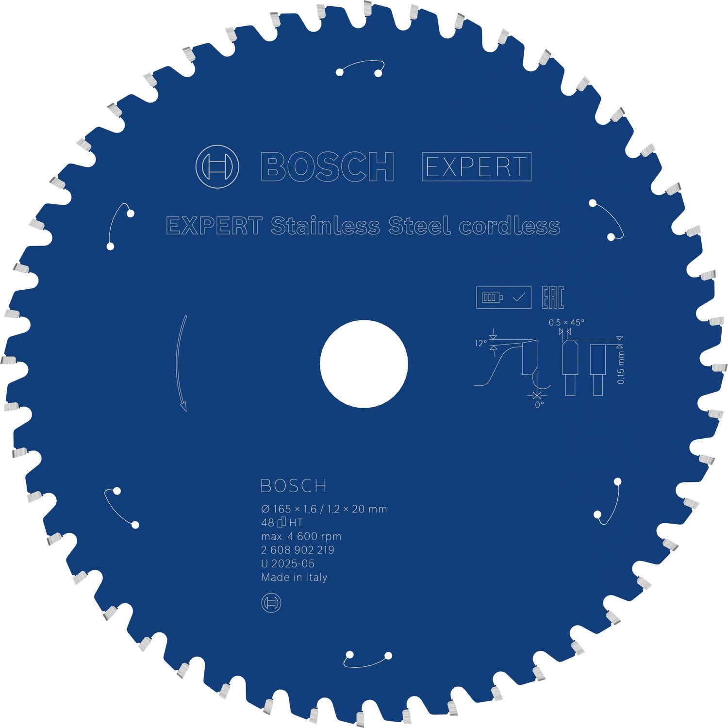 Bosch EXPERT Stainless Steel 2608644282 Cirkelsågklinga 355x25.4 mm, 90T