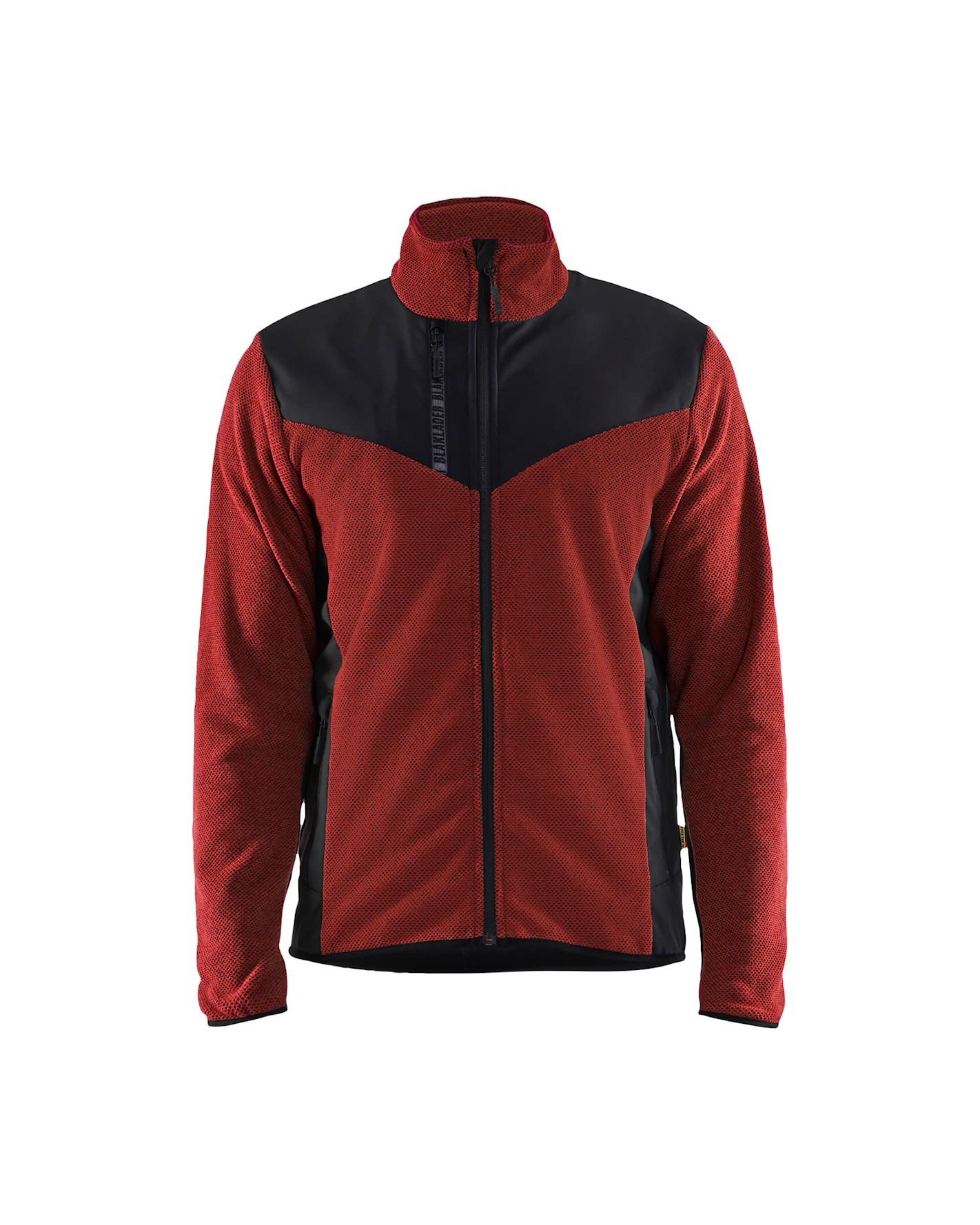Strikket jakke med Softshell B
