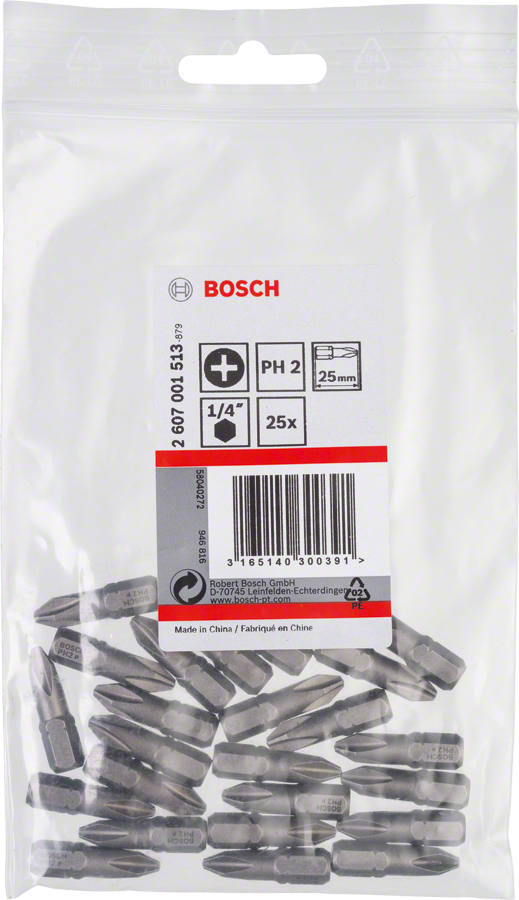 Bosch 2607001513 Bits 25 styck