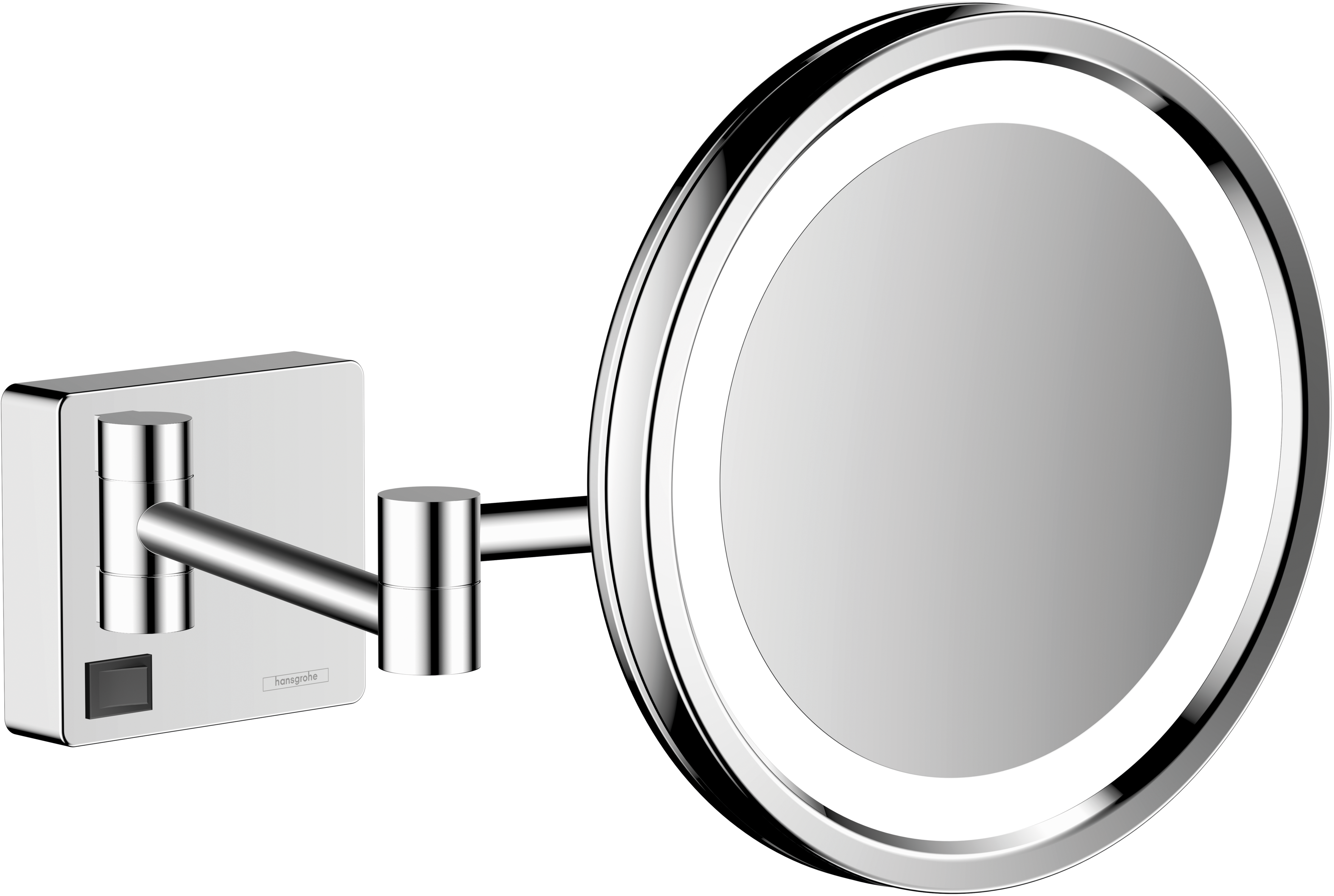 Hansgrohe AddStoris Rakspejl med LED-lys, 217 mm Krom