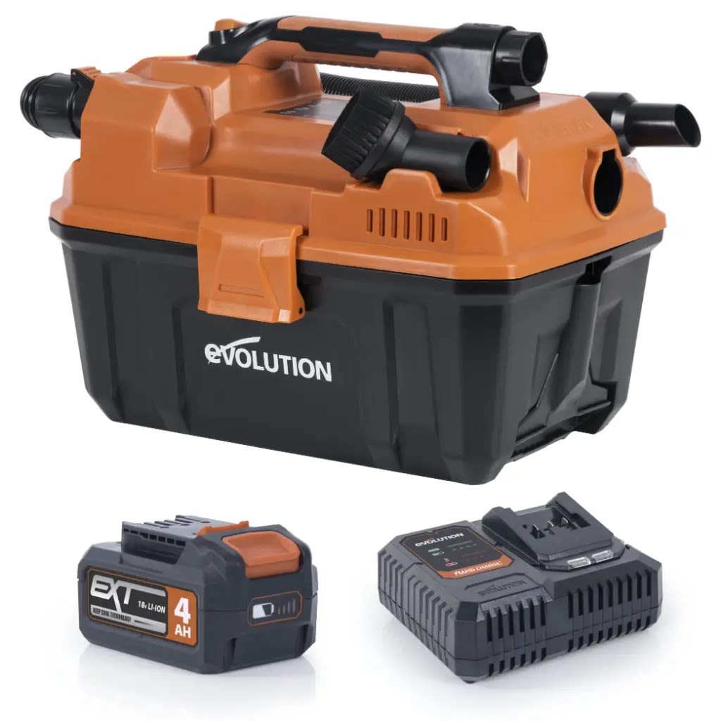 Evolution R11 VAC 4 Grovdammsugare med batteri och laddare