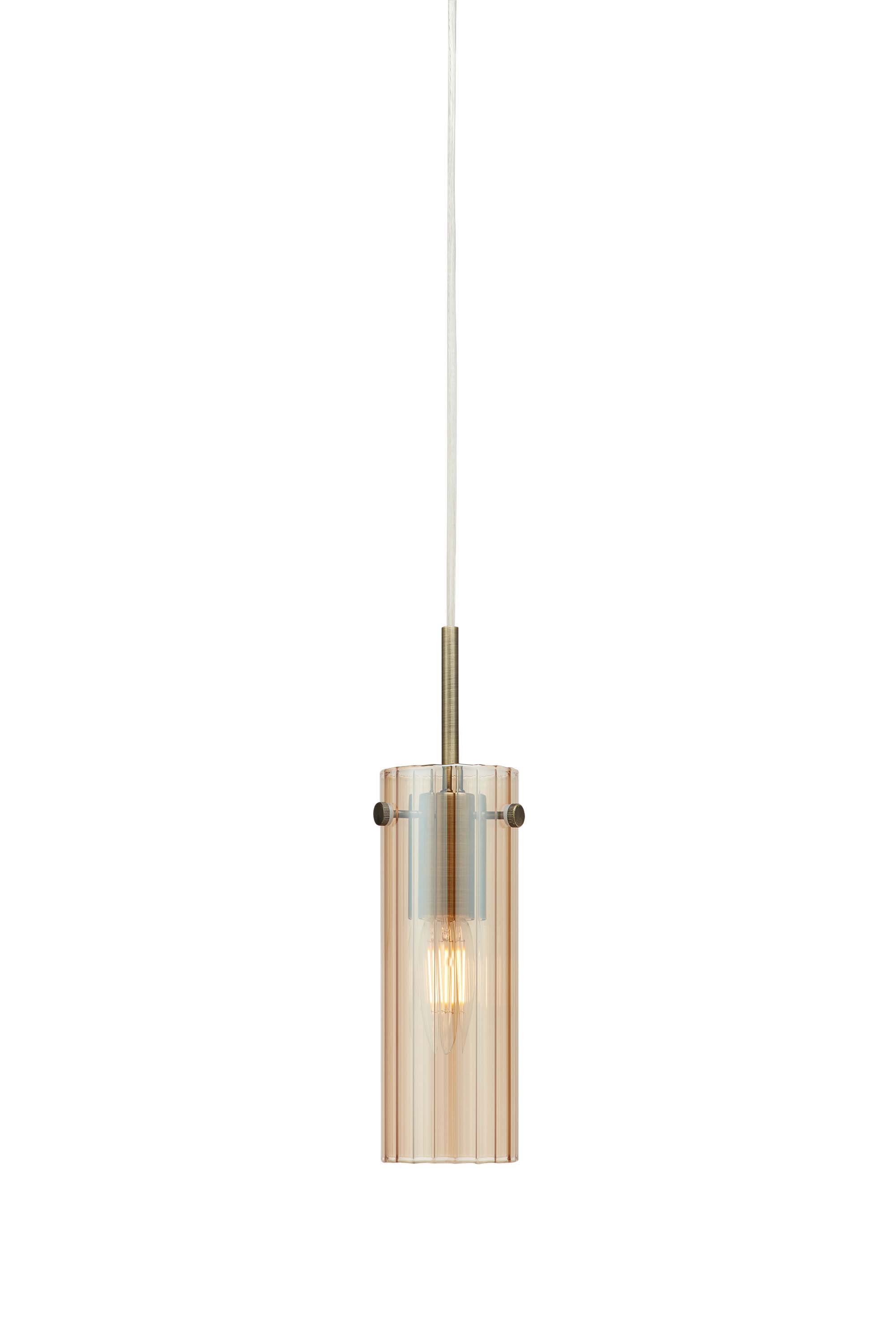 Markslöjd Tibia 109015 Fönsterlampa Bärnsten/antik mässing