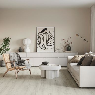 Tarkett iD Inspiration Click Solid 55 Vinylgolv Scandinavian Oak Medium Grey, 1,61 m² per paket