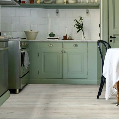 Tarkett Woodstock Longboards Laminatgolv Summit Oak White, 1,8 m² per paket