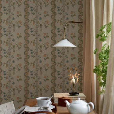 Duro Nyckelviken Ett 085-04 Tapet Gammalsvenska Papper