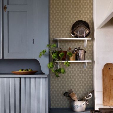 Duro Lillstugan 541-01 Tapet Gammalsvenska Papper