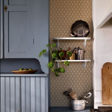 Duro Lillstugan 541-02 Tapet Gammalsvenska Papper