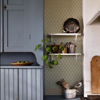 Duro Lillstugan 541-03 Tapet Gammalsvenska Papper