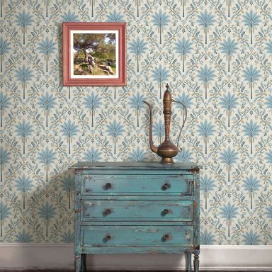 Holden Decor Journey to the East 91791 Tapet Ariara blue