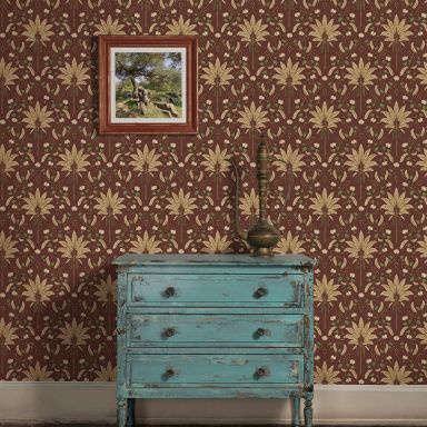 Holden Decor Journey to the East 91792 Tapet Ariara maroon